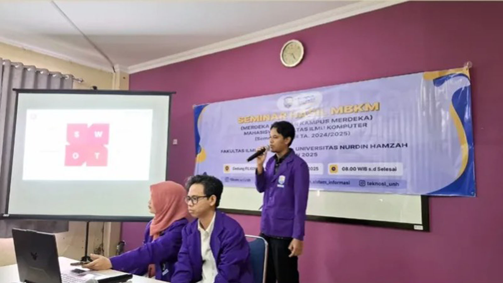 Seminar Hasil MSIB (Studi Independen) Program MBKM mahasiswa Fakultas Ilmu Komputer UNH