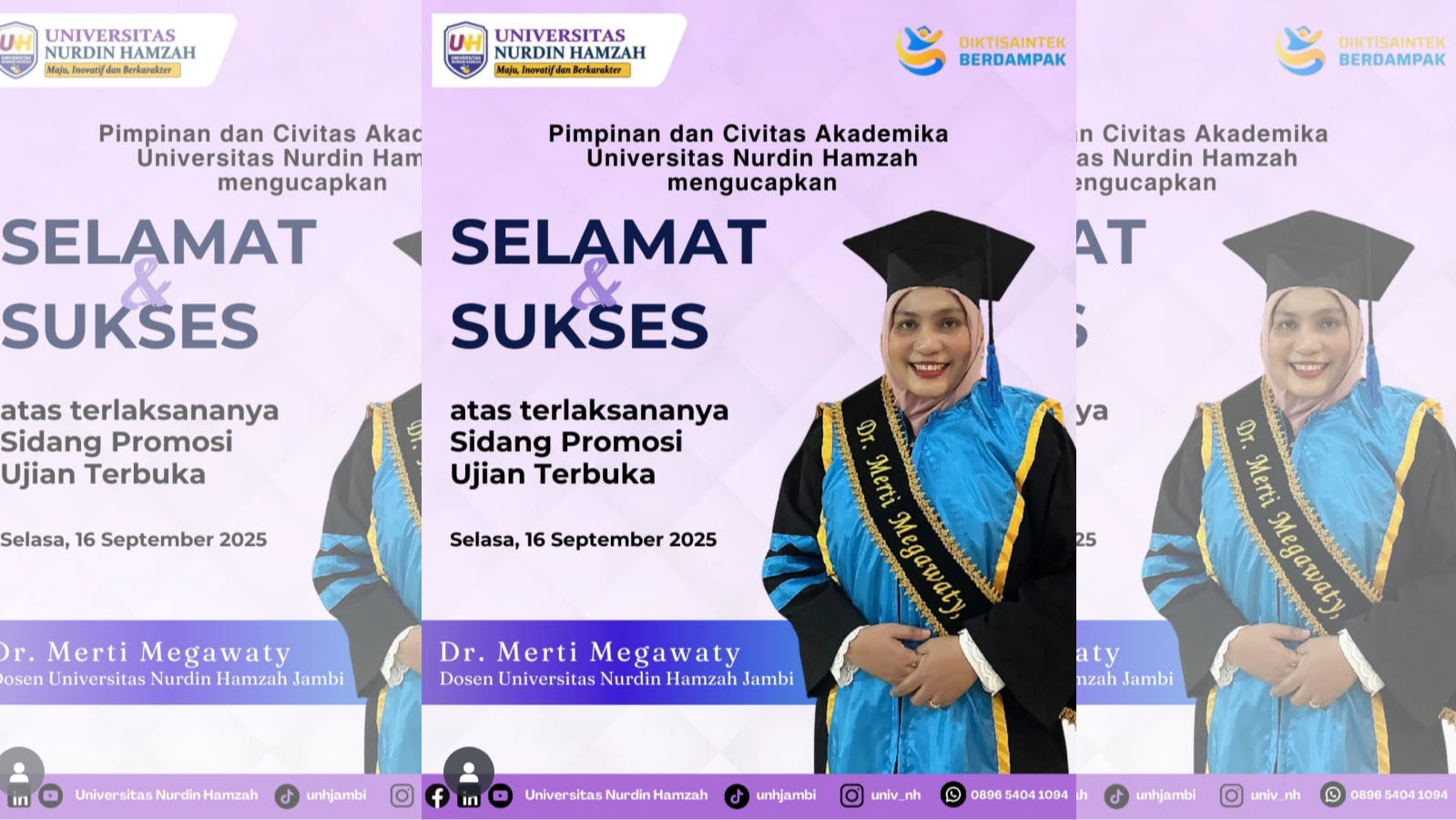 Congratulations to Dr. Merti Megawaty!