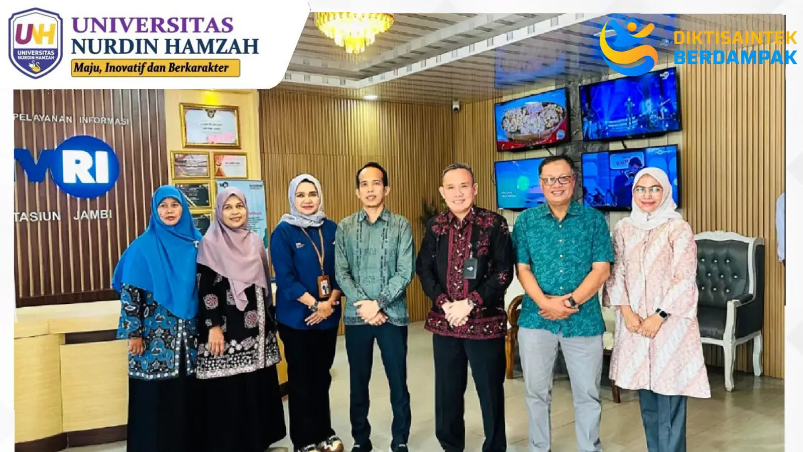 Nurdin Hamzah University Jambi Officially Signs a Memorandum of Understanding (MoU) with TVRI Jambi Station