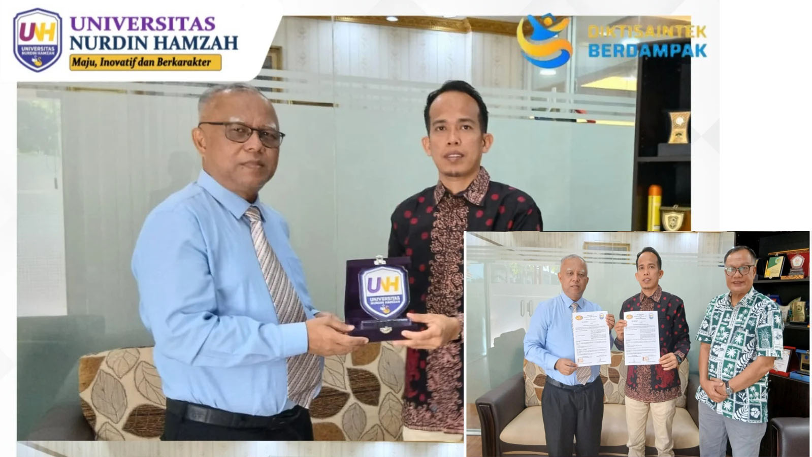 Signing of the Memorandum of Understanding (MoU) between Nurdin Hamzah University and Putra Indonesia University “YPTK” Padang