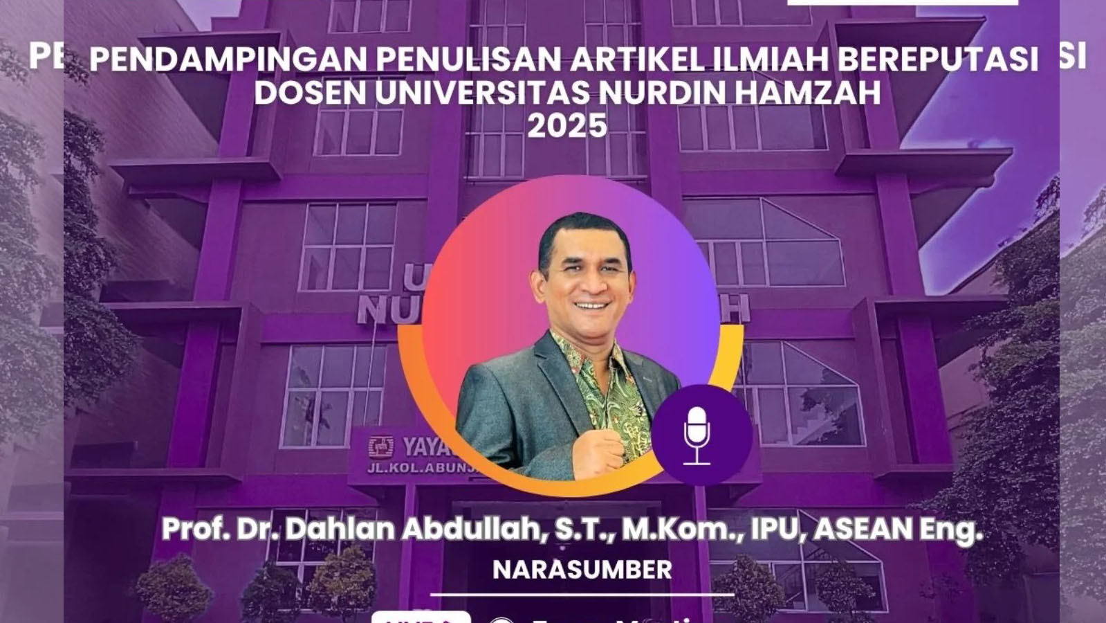 Assistance Program on Writing Reputable Scientific Articles for UNH Lecturers 2025