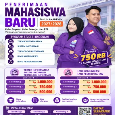 Penerimaan Mahasiswa baru 2027/2028